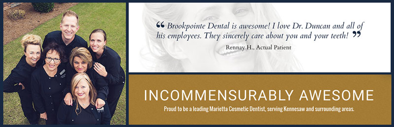 Marietta cosmetic dentist, dr. duncan's about us page screenshots